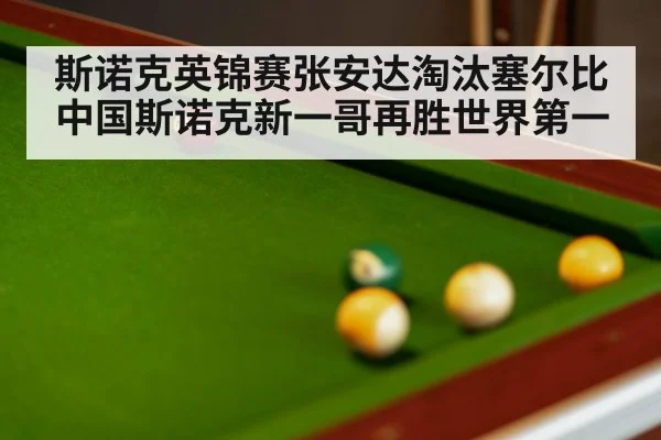 斯诺克英锦赛张安达淘汰塞尔比 中国斯诺克新一哥再胜世界第一